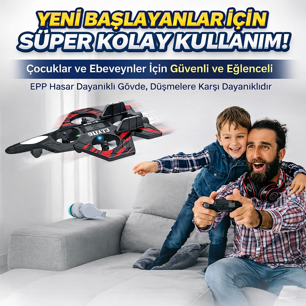 RC Drone – Kolay Kontrollü 360° Takla